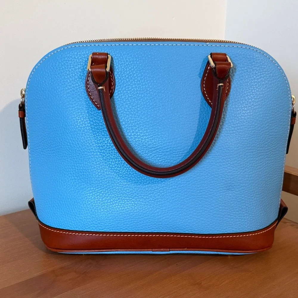 Dooney & Bourke Pebble Grain Zip Zip Satchel - Picture 2 of 3